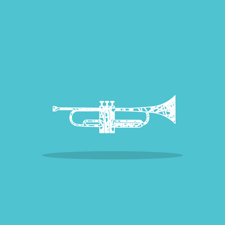 trumpet logo for webのイラスト素材