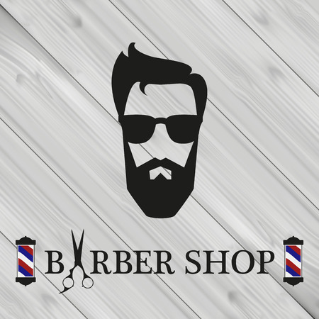 Barber shop banner, backgroundのイラスト素材