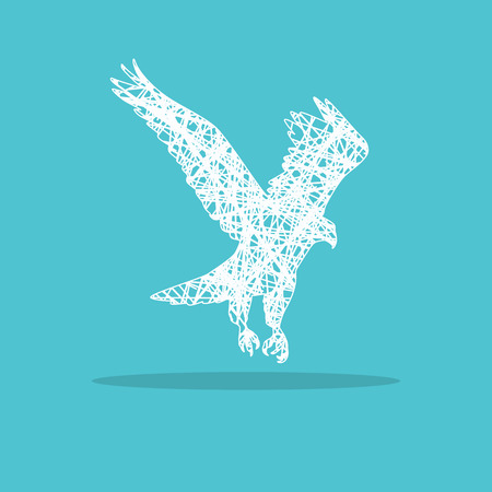 raven icon logo for webのイラスト素材