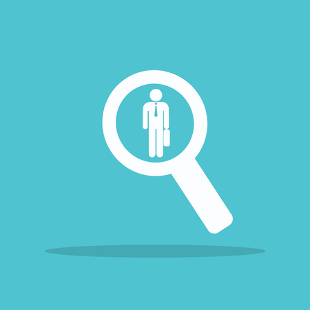 Search for talent with ideaのイラスト素材