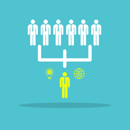 Businessman icon for web designのイラスト素材
