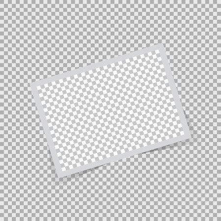 Photo frame on a isolated background, a mockup designのイラスト素材