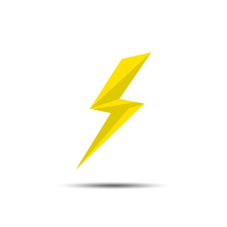 lightning yellow for web designのイラスト素材