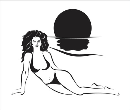 beachのイラスト素材