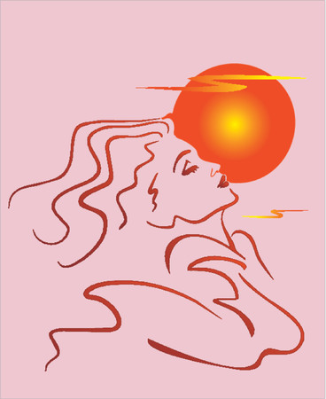 declineのイラスト素材