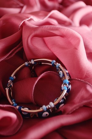 Costume jewellery of the Indian womanの写真素材