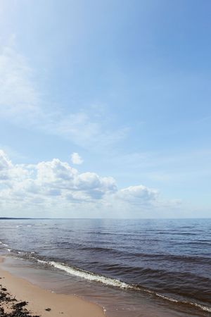 coastline of the Baltic seaの写真素材