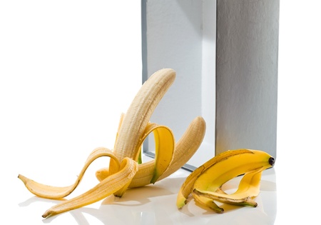 Bananas very similar to people have sex.の写真素材