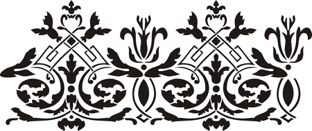 Decorative vegetative ornament of 19 centuriesのイラスト素材