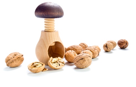 nuts isolated on a white background