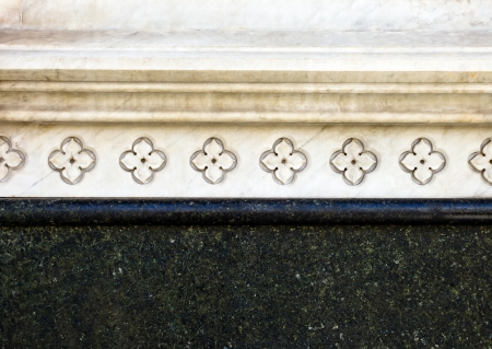 Decorative element of a cathedral, marble, Florence, Italy, 16 centuryの写真素材