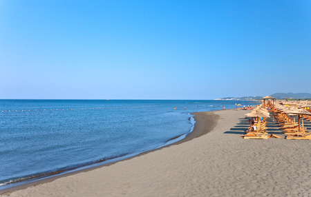 Beach of  Mediterranean sea in  Montenegro , Europeの写真素材