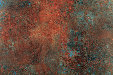 Old rusty metal background with a rough texture.