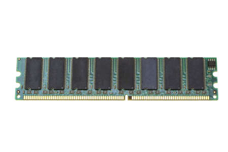 Chip DDR for computer. technology. on a white background
