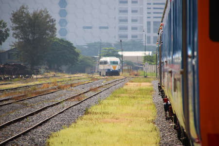 Arrival of a diesel passenger train at Phnom Penh 1