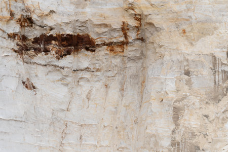 texture of fine white sand outsideの写真素材