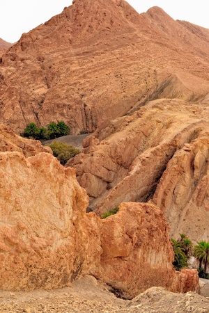 Atlas Mountains, Chebika, border of Sahara, Tunisia, Africa