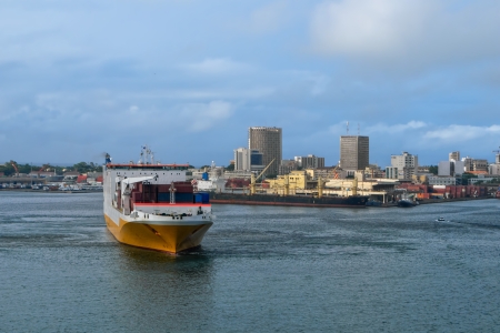 View of the port of Dakar, Senegal