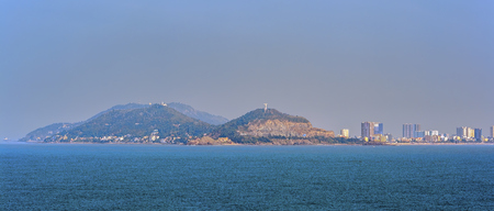 VUNG TAU, VIETNAM - Jan 29, 2017: Statue of Jesus Christ on Nui Lon (Big Mountain).のeditorial素材