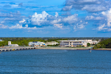 PORT KLANG, MALAYSIA - April 02, 2017: Building of Pusat Hidrografi Nasional (PHN, National Hydrographic Centre) in Pelabuhan Klang, Selangor, Malaysia.のeditorial素材