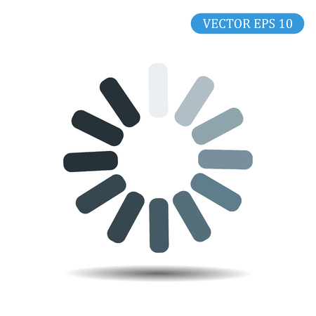 Loading icon. Vector illustrationのイラスト素材