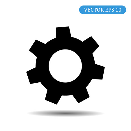Gear icon.Vector illustrationのイラスト素材