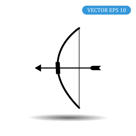 Bow arrow icon.Vector illustrationのイラスト素材