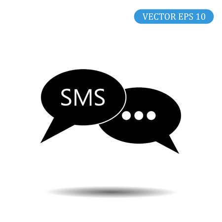 Message icon. Vector illustrationのイラスト素材