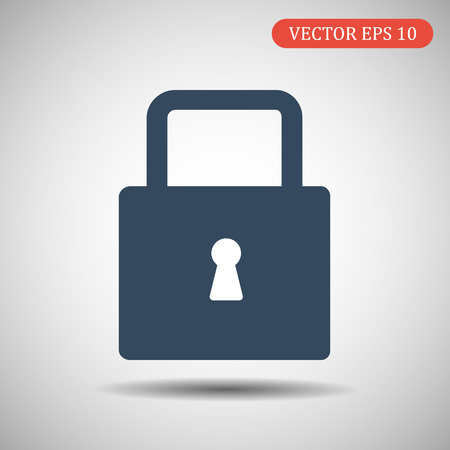 Lock icon. Modern vector iconのイラスト素材