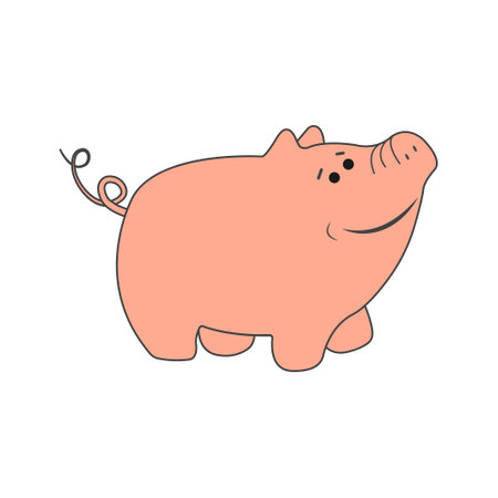 pig background. vector illustration eps 10のイラスト素材