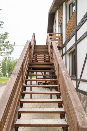 Stairway to second floorの写真素材