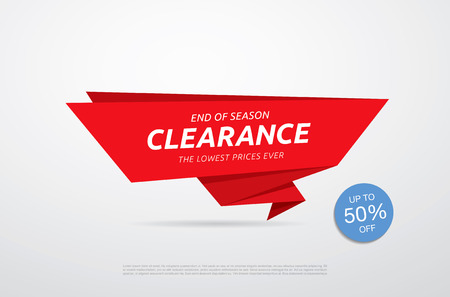 sale banner template designのイラスト素材