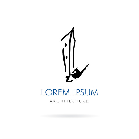 Bureau of Architecture. Architecture and Designのイラスト素材