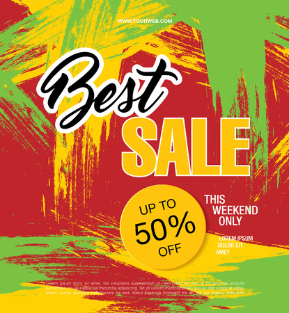 summer sale bannerのイラスト素材