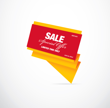 Sale banner, poster. Sale labelのイラスト素材