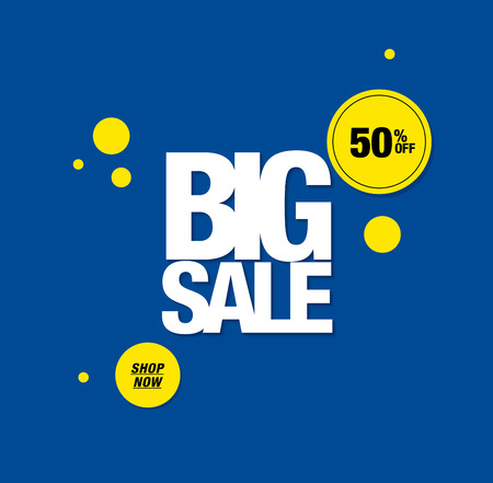 bright vector sale bannerのイラスト素材