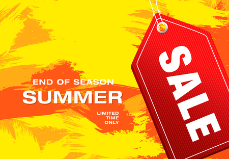 summer sale template bannerのイラスト素材
