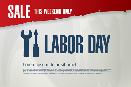 labor day saleのイラスト素材
