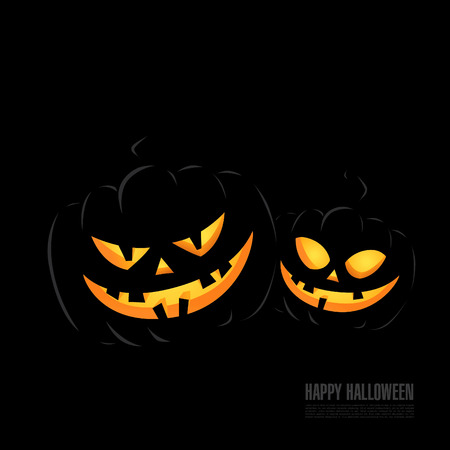 Happy halloween. Vector illustrationのイラスト素材