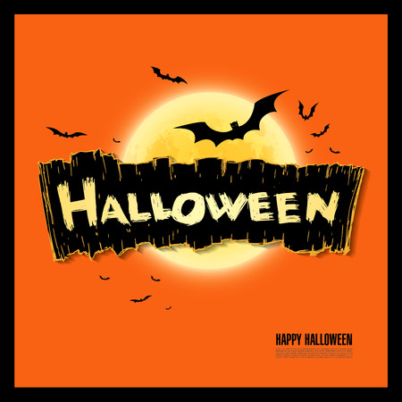 Happy halloween. Vector illustrationのイラスト素材
