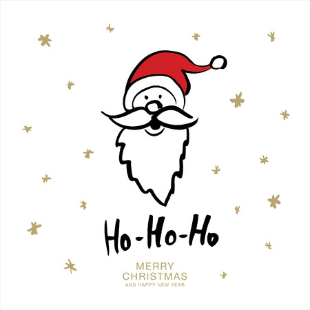 Merry Christmas. Christmas greeting cardのイラスト素材