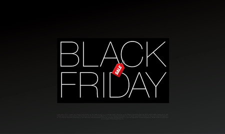 Black friday sale banner designのイラスト素材