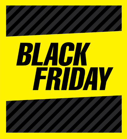 Black friday sale. Rectangular bannerのイラスト素材