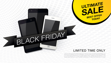 Black friday Sale bannerのイラスト素材