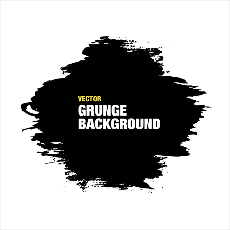 Black vector grunge background. Vector Illustrationのイラスト素材