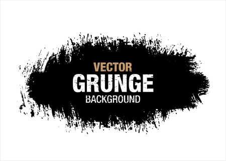 Black vector grunge background. Vector Illustrationのイラスト素材