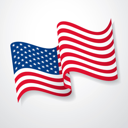 Flag of the United Statesのイラスト素材