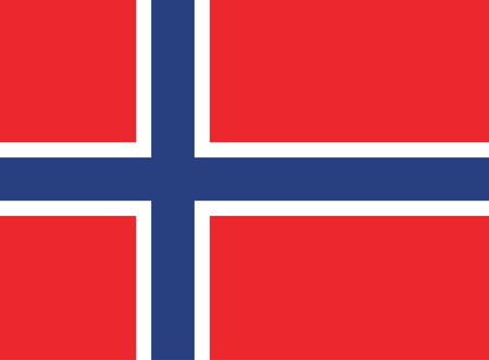norway flagのイラスト素材