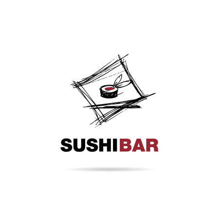 Sushi barのイラスト素材
