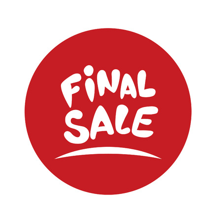 final sale banner template designのイラスト素材